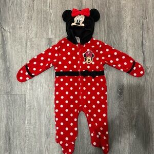 Minnie mouse fleece sleeper